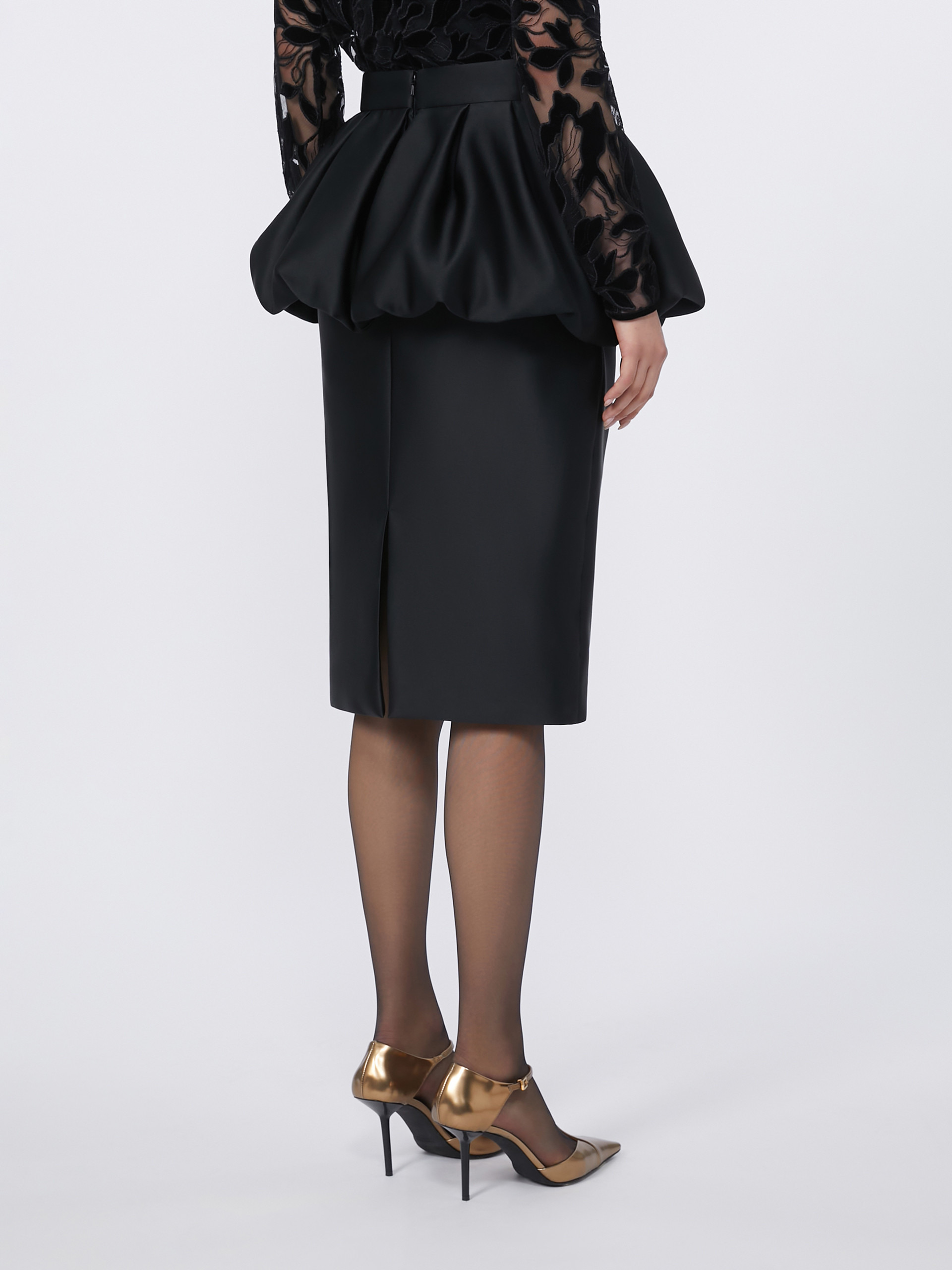 OSSIDO Duchesse pencil skirt - 4