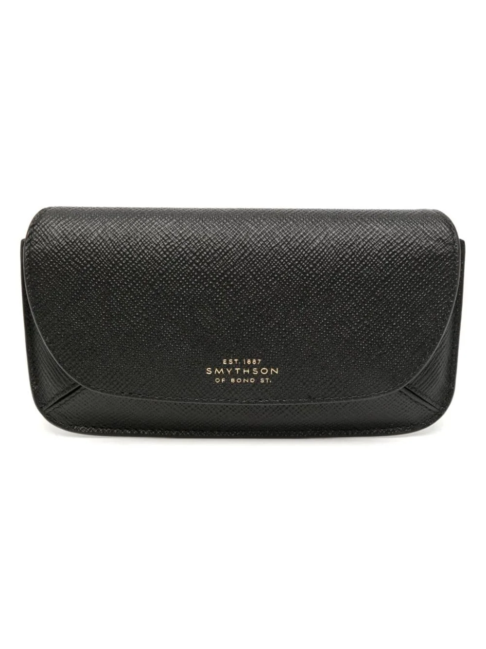logo-stamp leather sunglasses case - 1