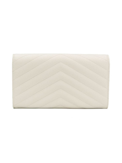 SAINT LAURENT large Monogram flap wallet outlook