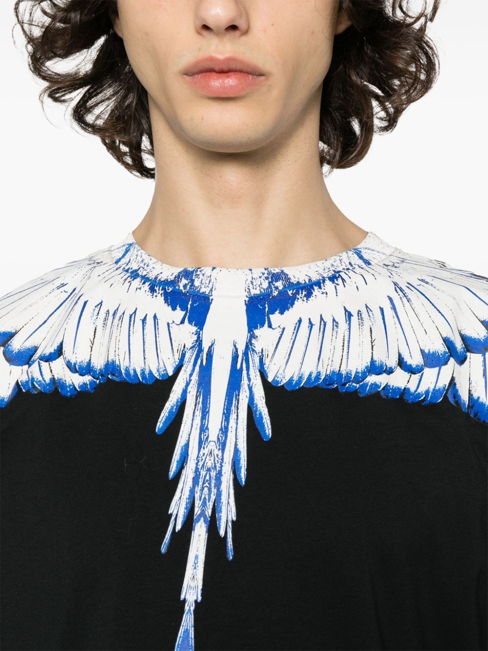 Icon Wings-print cotton T-shirt - 5