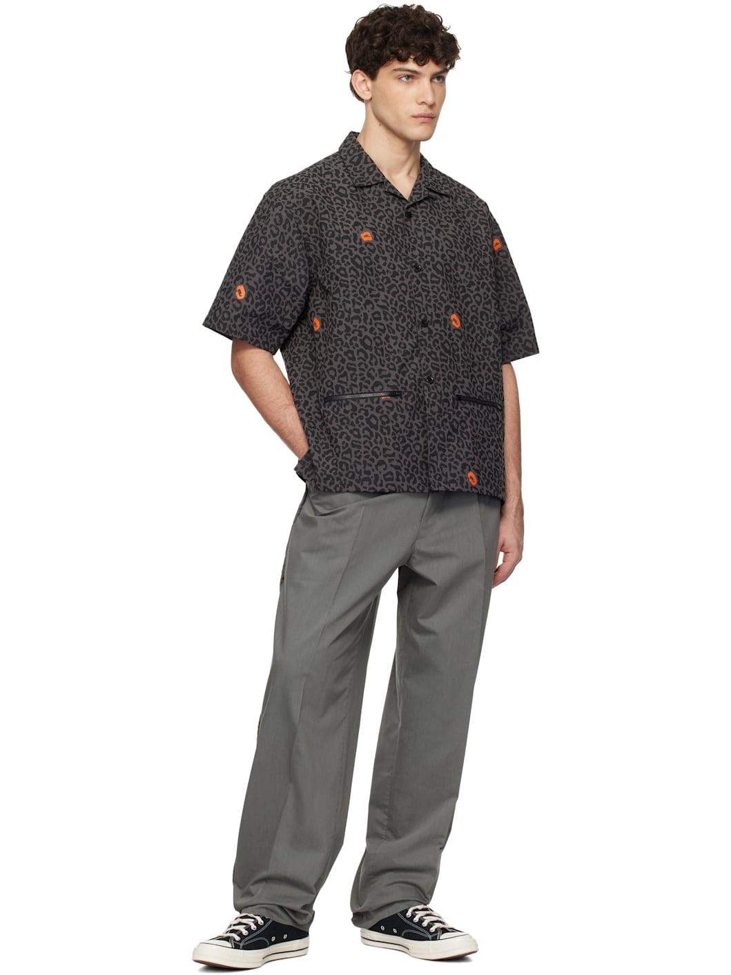 Gray Leopard Shirt - 4