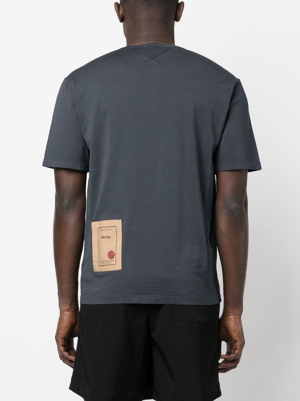 cotton Henley T-shirt - 4