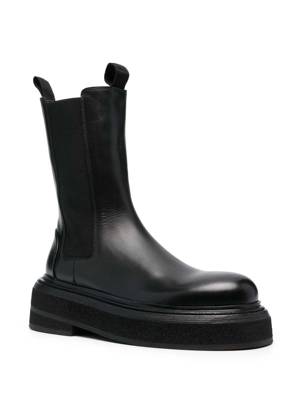 chunky-sole leather boots - 4