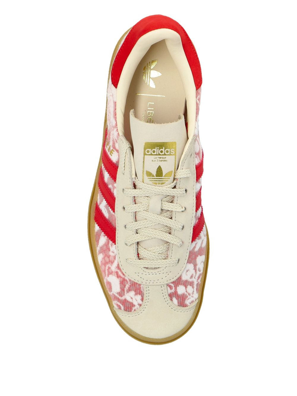 floral-print platform sneakers - 3