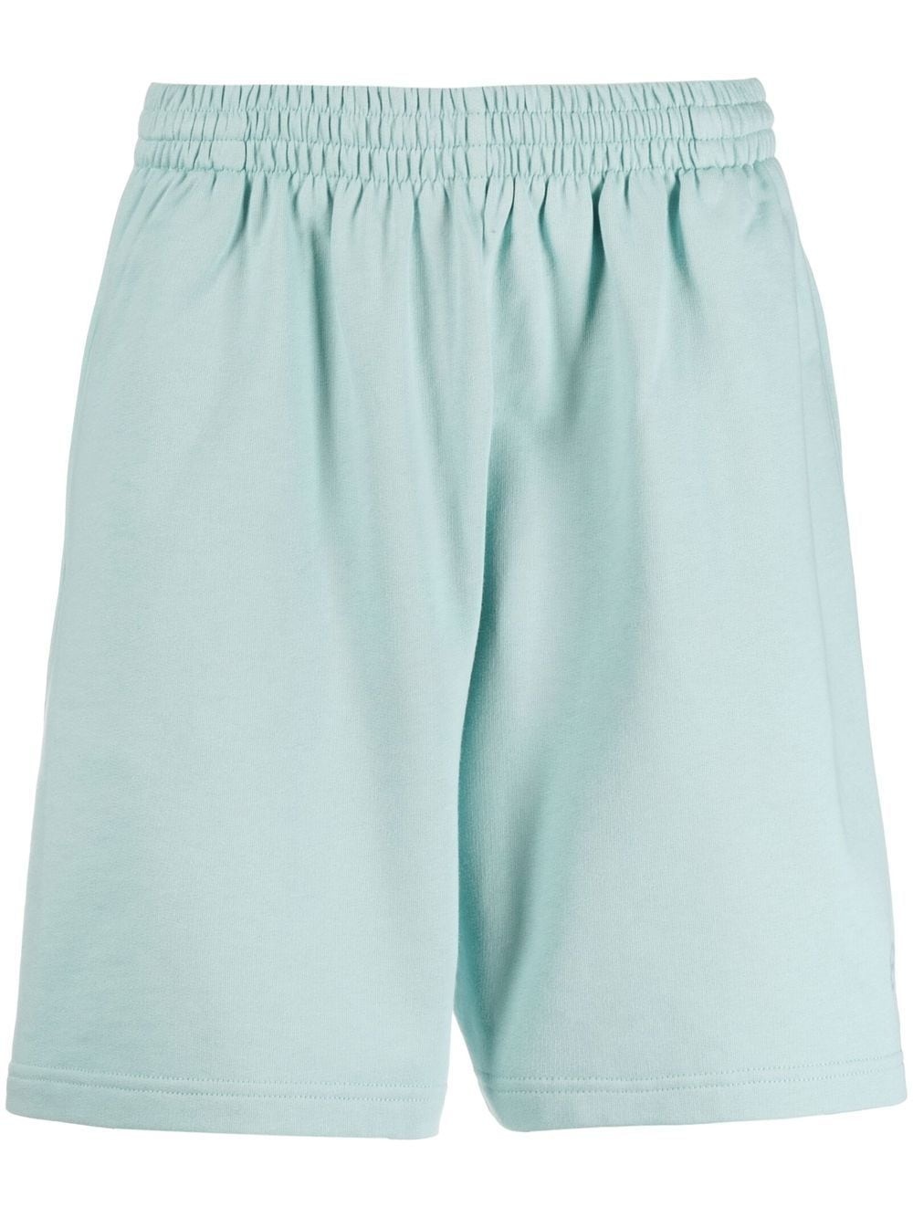 cotton track shorts - 1