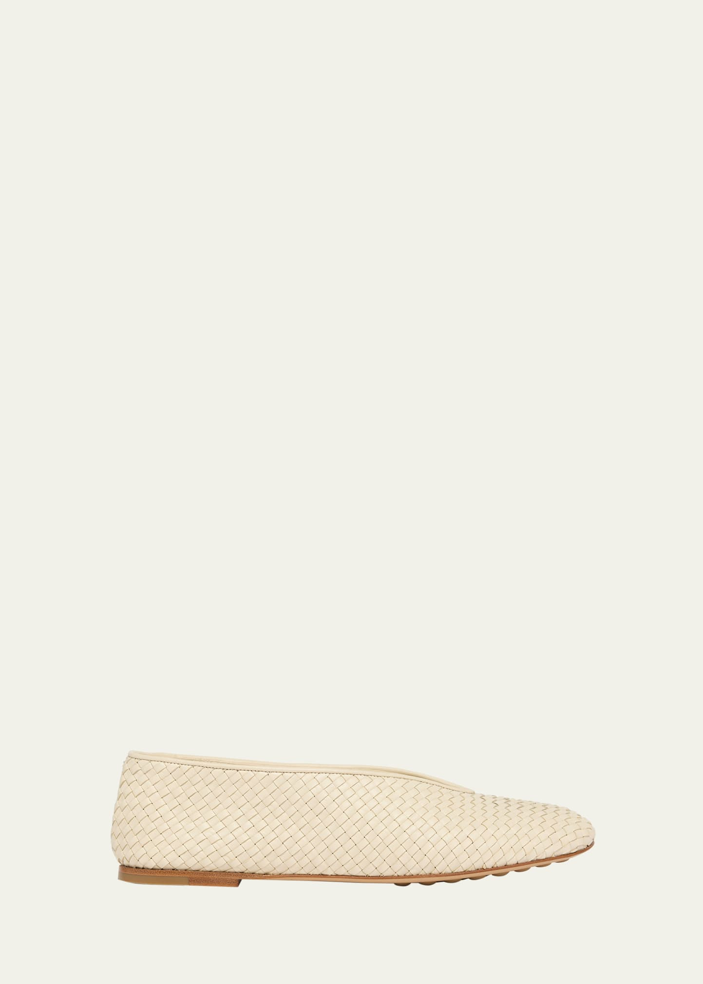 Rosa Merino Shearling Ballerina Flats - 1