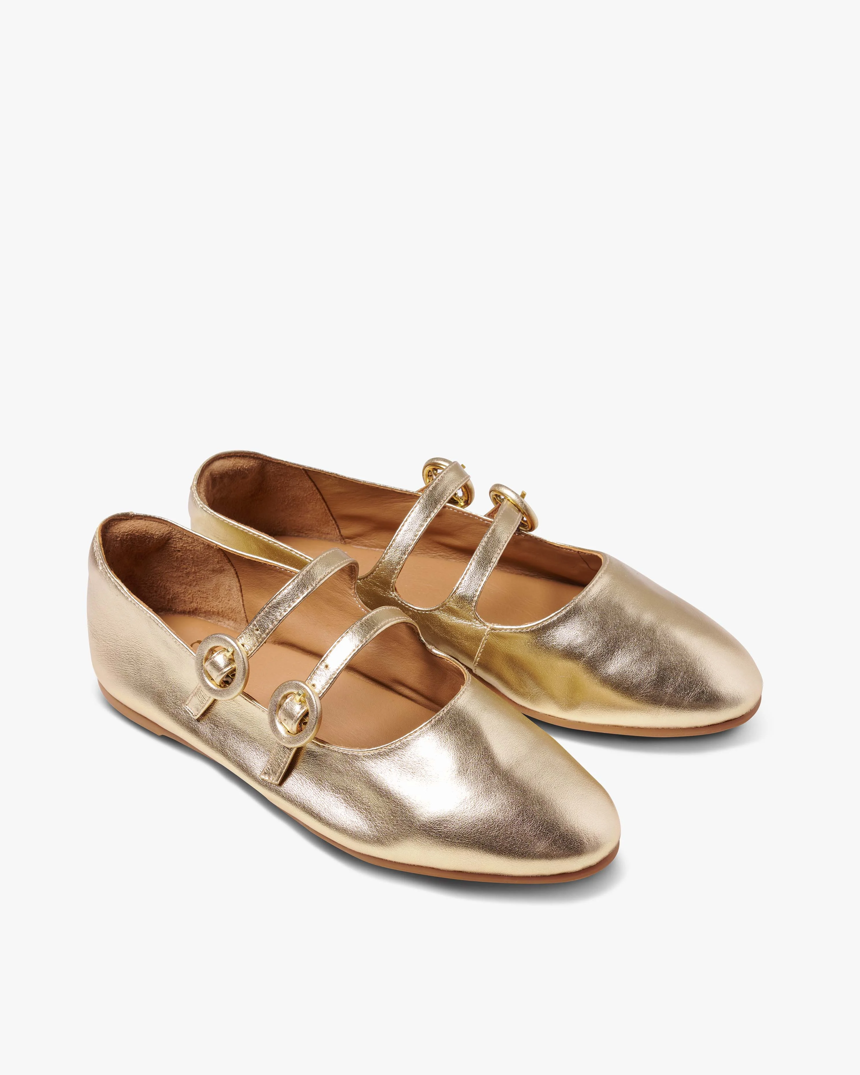 Partridge Leather Mary Jane Ballet Shoe - 1