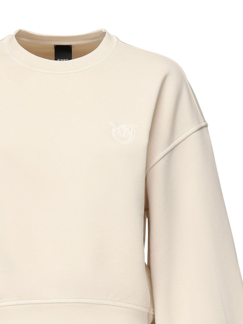 embroidered balloon-sleeve sweater - 3