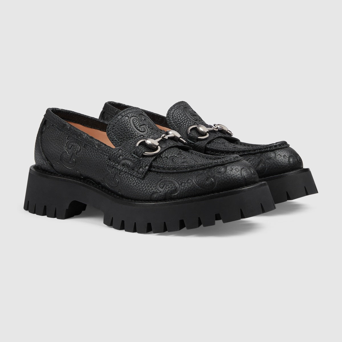 Gucci Horsebit GG Lug Loafers - 2