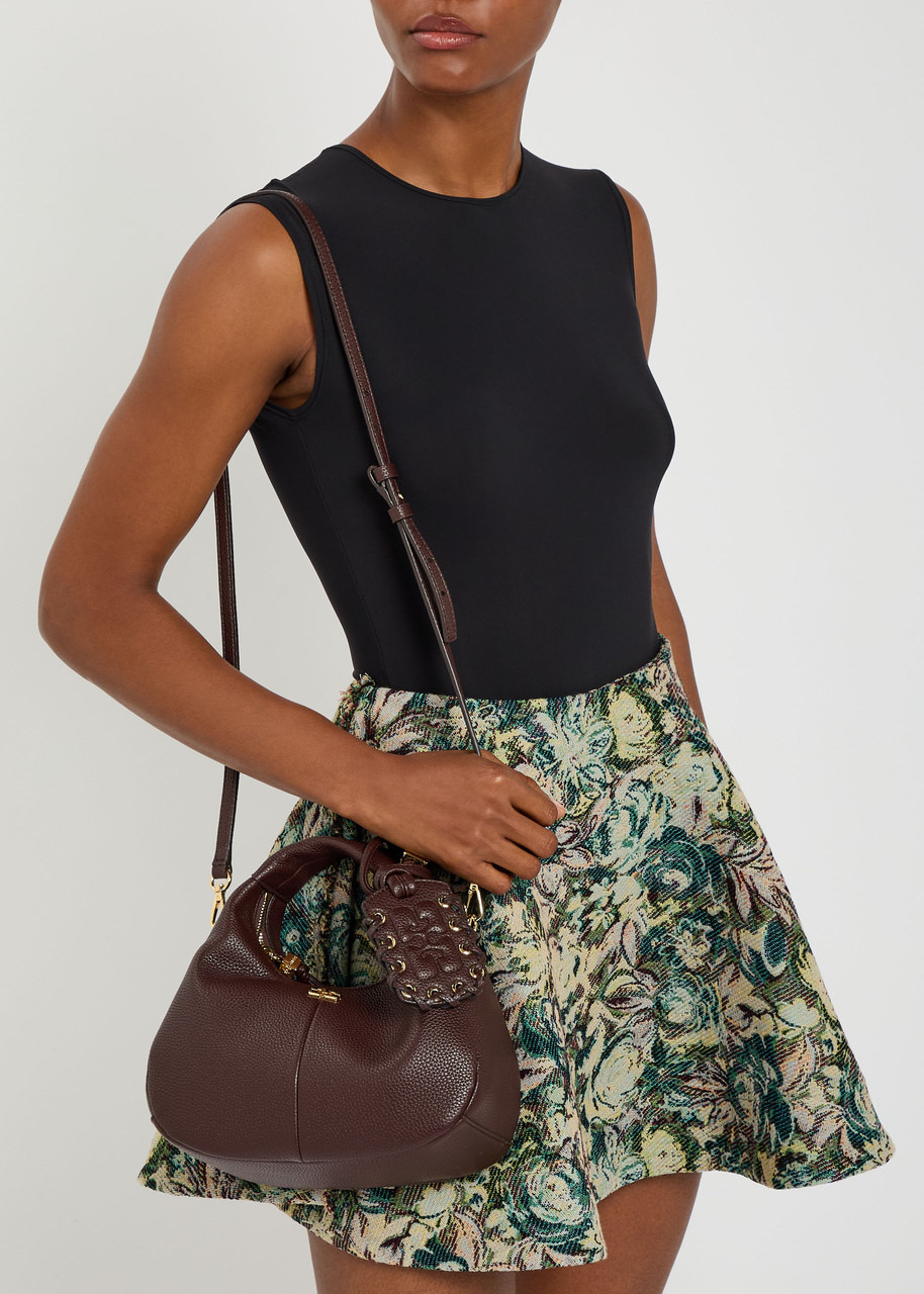 Ganni Mini Leather Hobo bag - 5