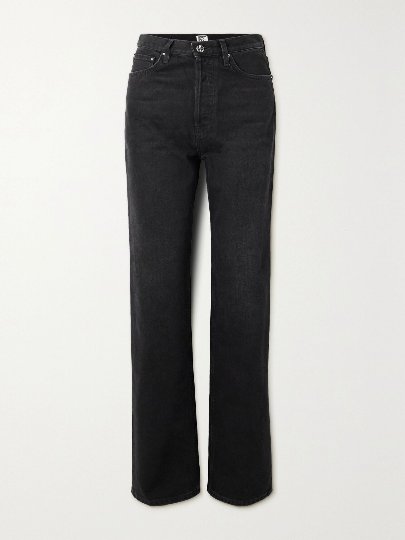 + NET SUSTAIN high-rise straight-leg jeans Black - 1