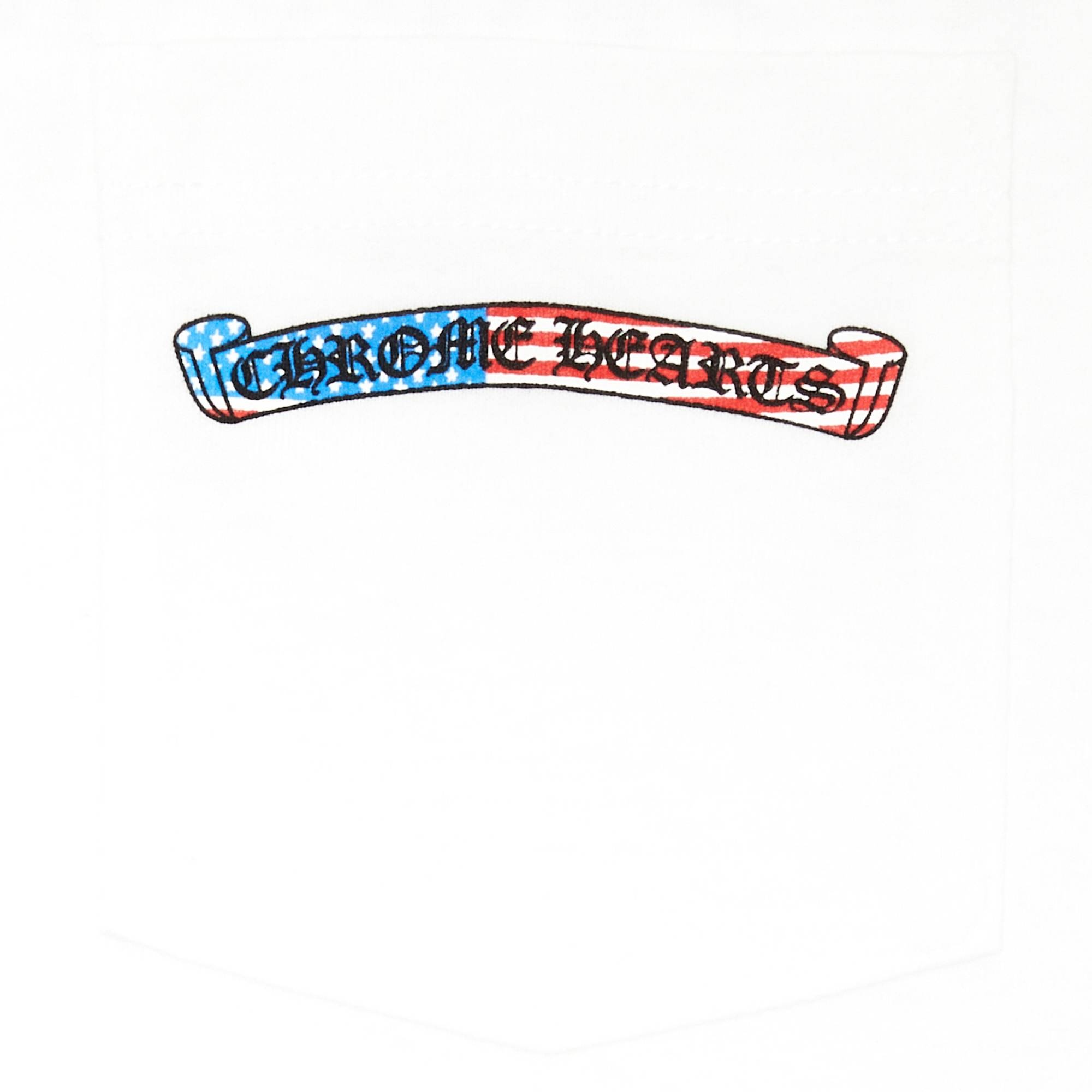 Chrome Hearts x Matty Boy America T-Shirt 'White' - 3