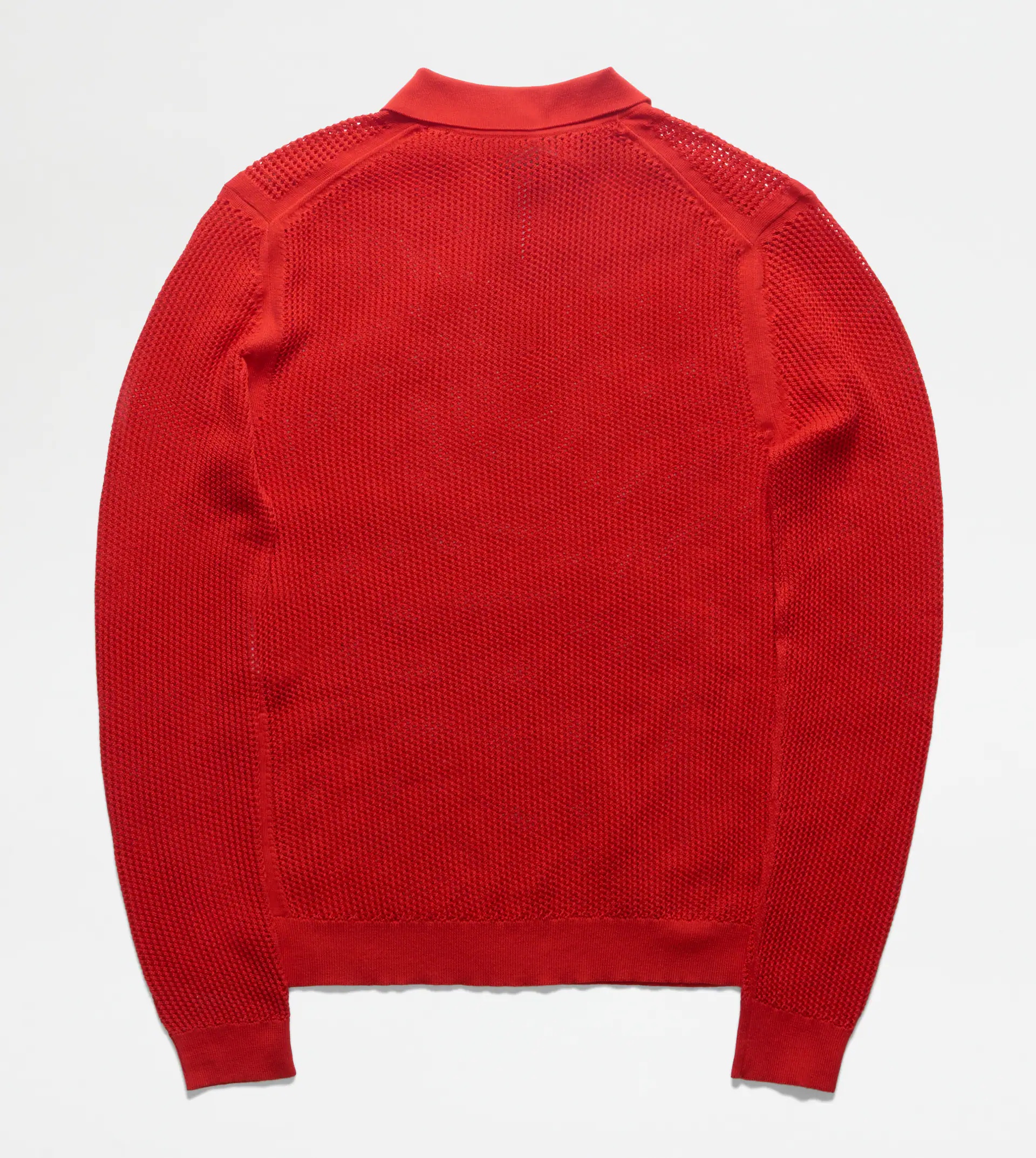 KNITTED POLO SHIRT - RED - 8