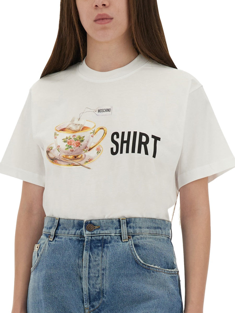 Moschino Women T-Shirt With Print - 4