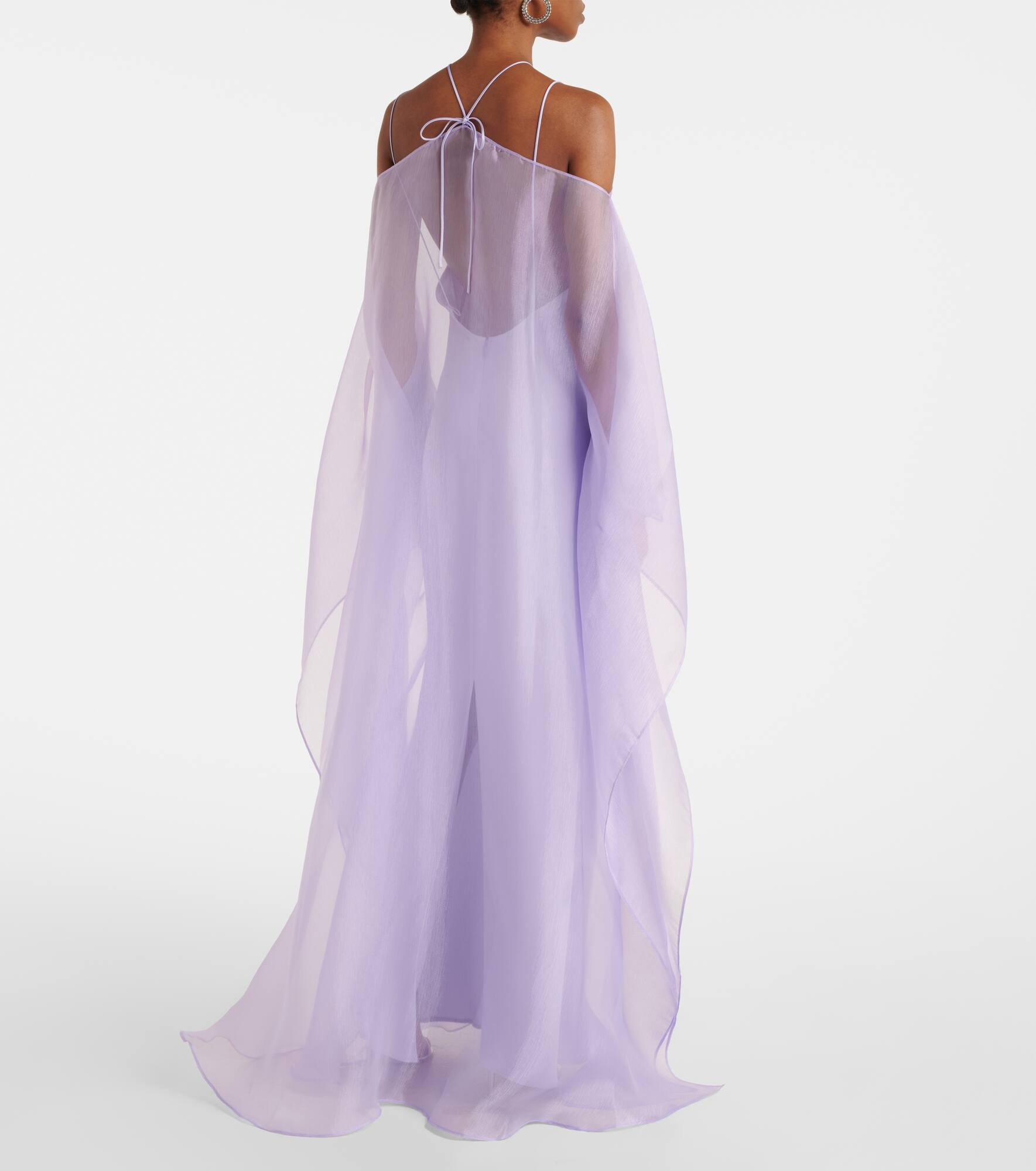 Spirito ruffled tulle kaftan - 3