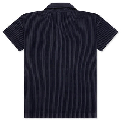 ISSEY MIYAKE POLO SHIRT - BLUE outlook