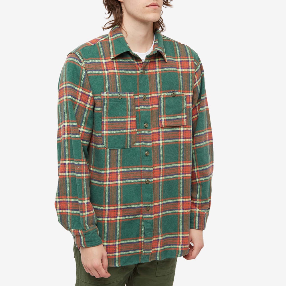 Engineered Garments Plaid Flannel Work Shirt - 2