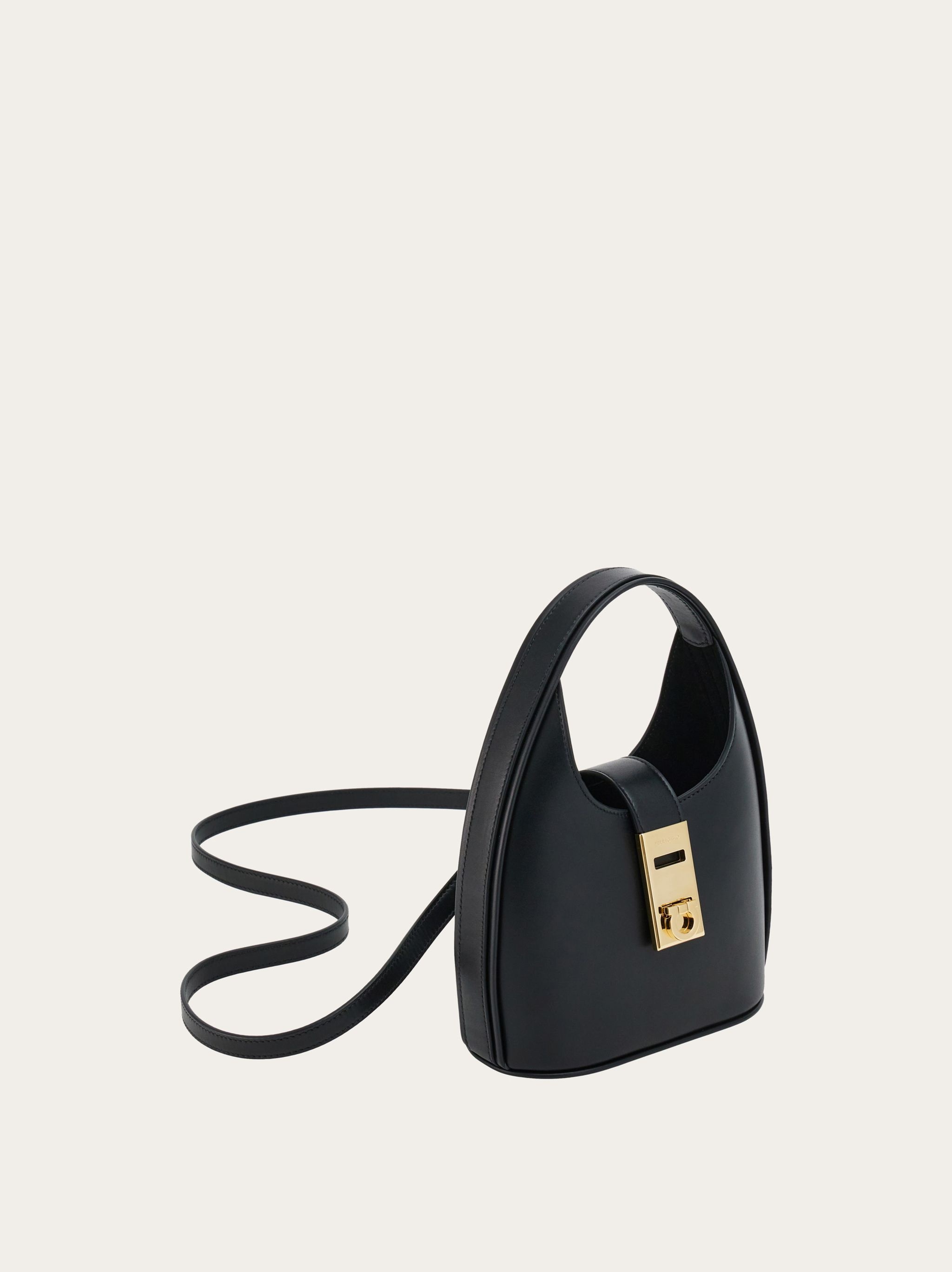 Mini Hobo bag with Gancini buckle - 6