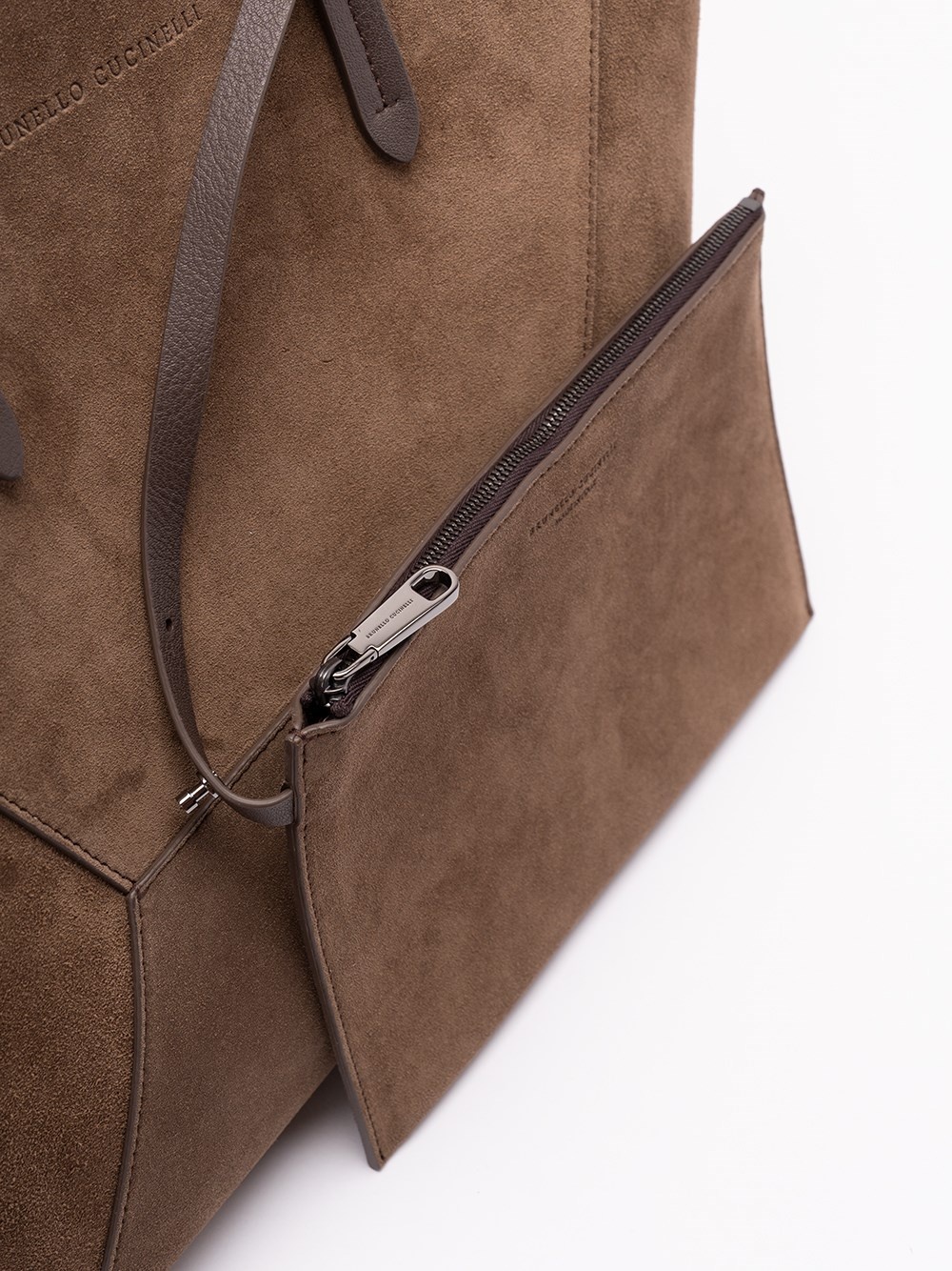 `Bc Duo` Bag In Suede With Monili - 6