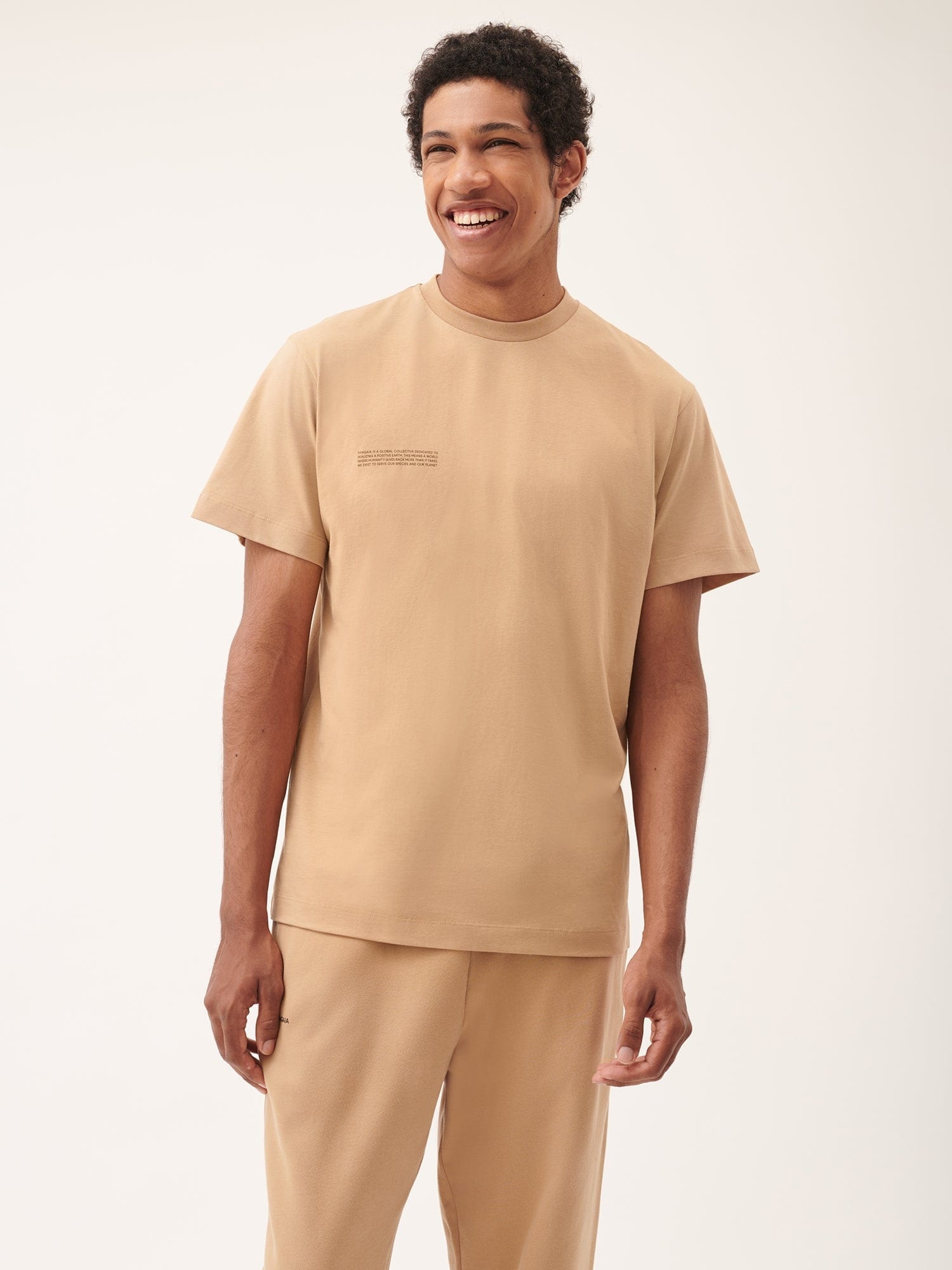 Mens 365 Midweight T-shirt - Desert Camel - 4