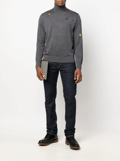 DSQUARED2 roll-neck wool jumper outlook