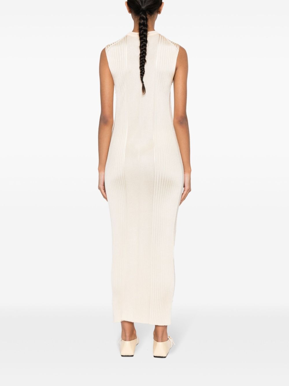 ribbed maxi dress - 4