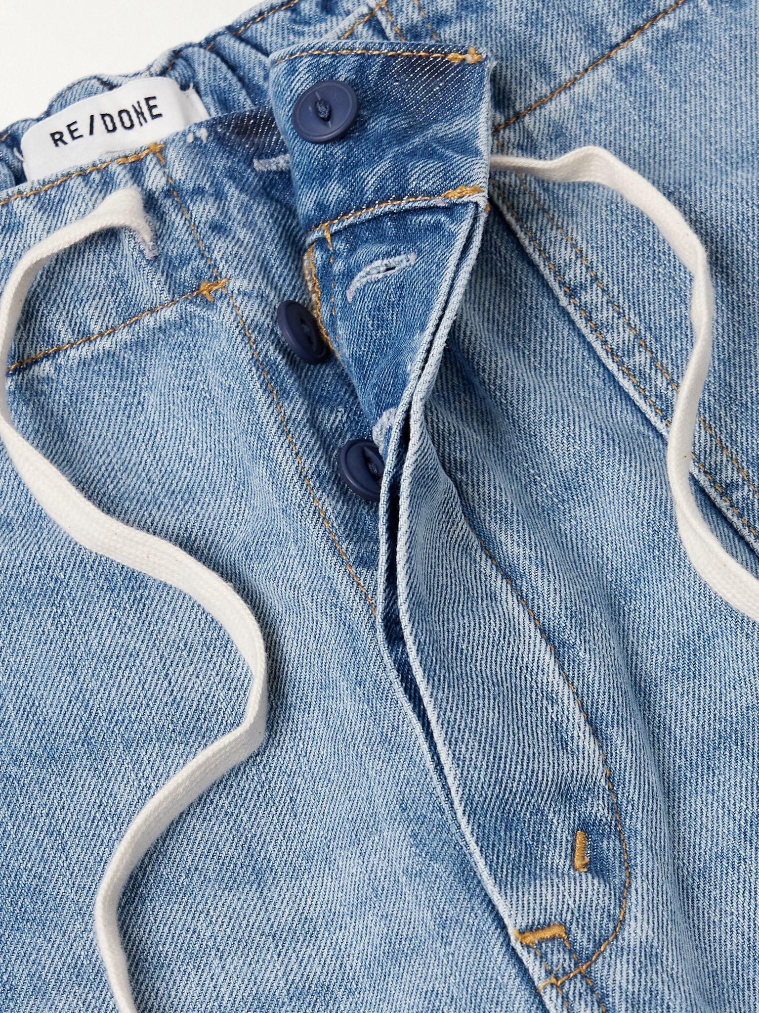 Beach mid-rise straight-leg jeans Mid denim - 5