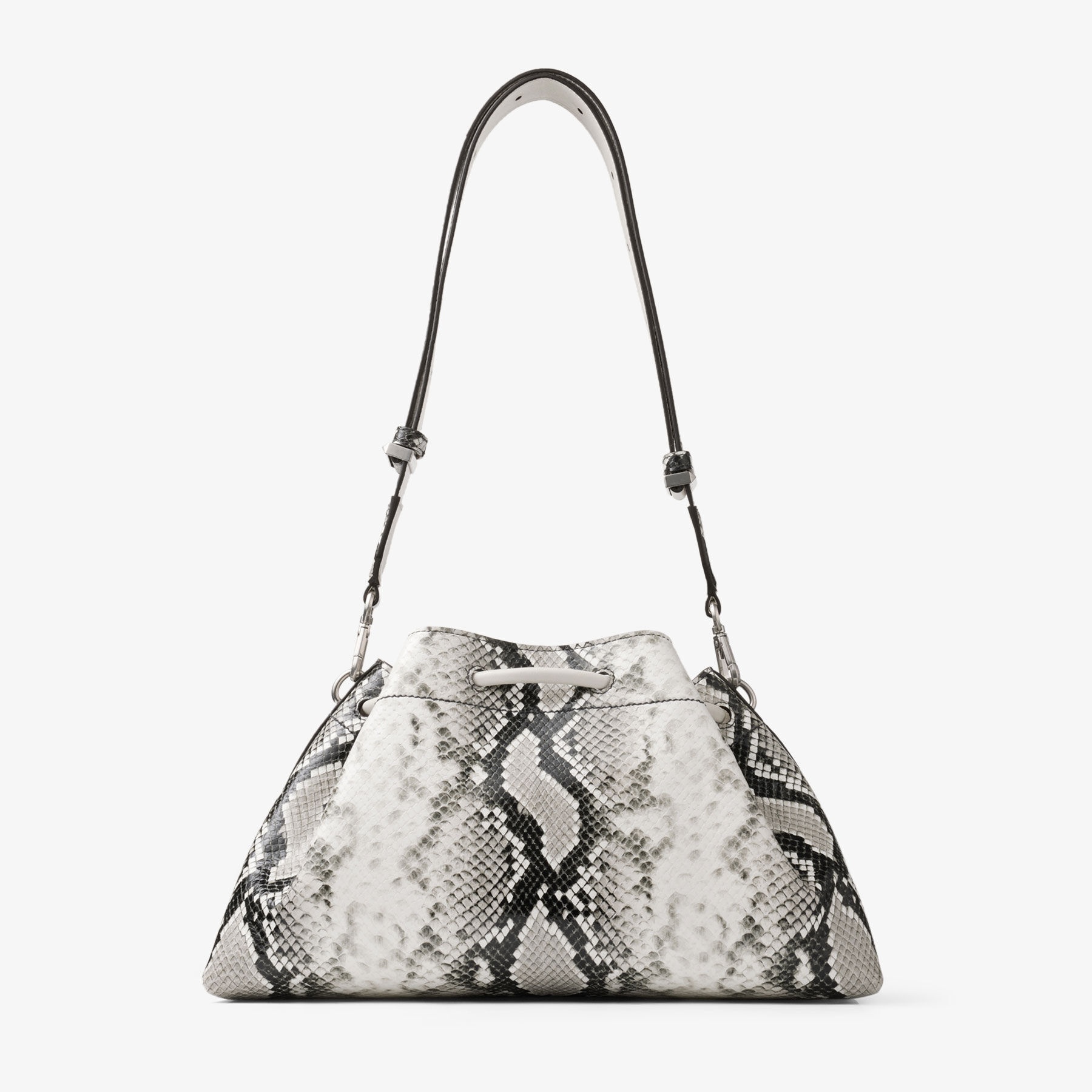 Bon Bon Bucket East-West
Roccia Snake Printed Leather Handbag - 6