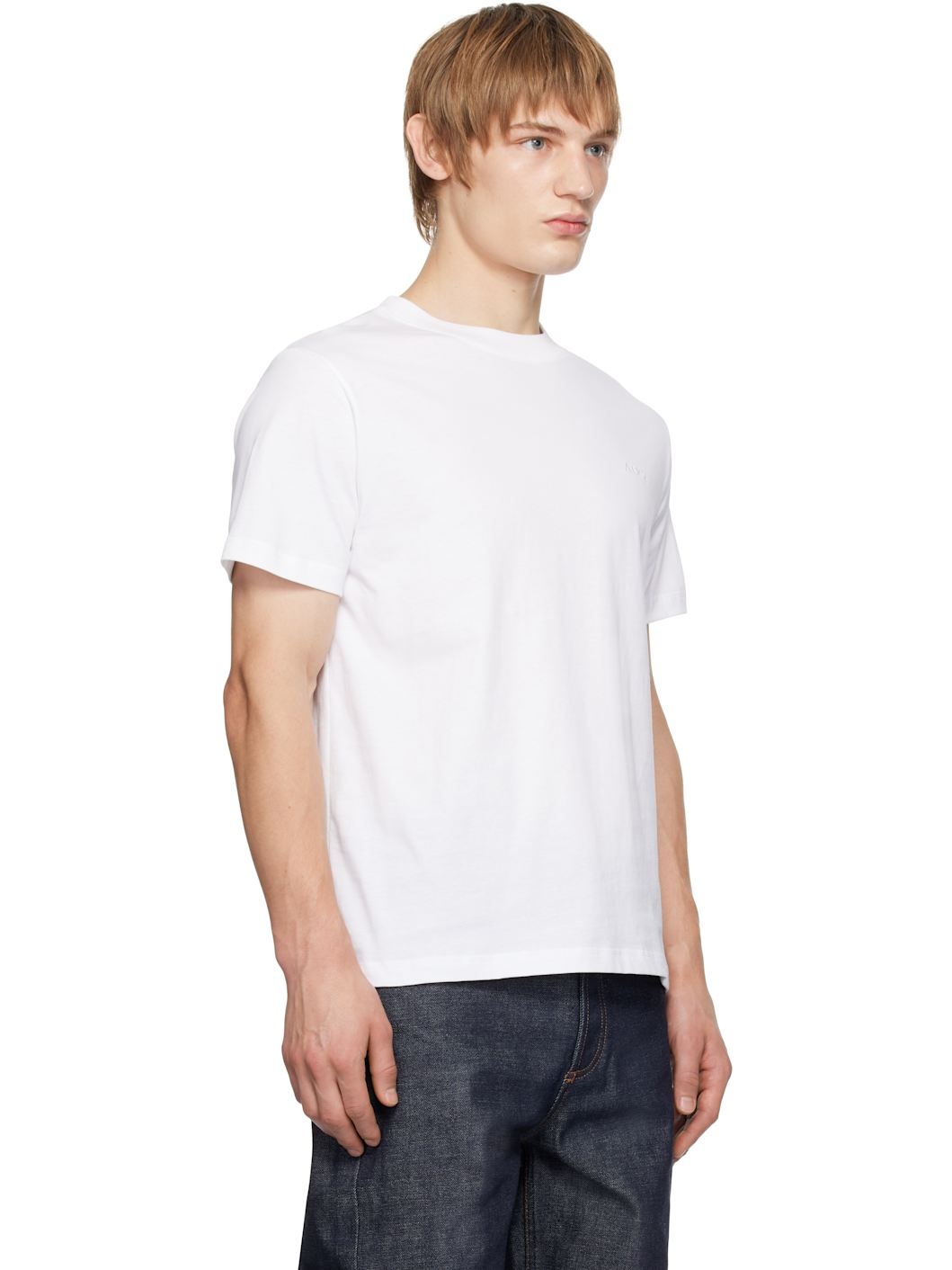 White Standard 'A.P.C.' Brodée T-shirt - 2