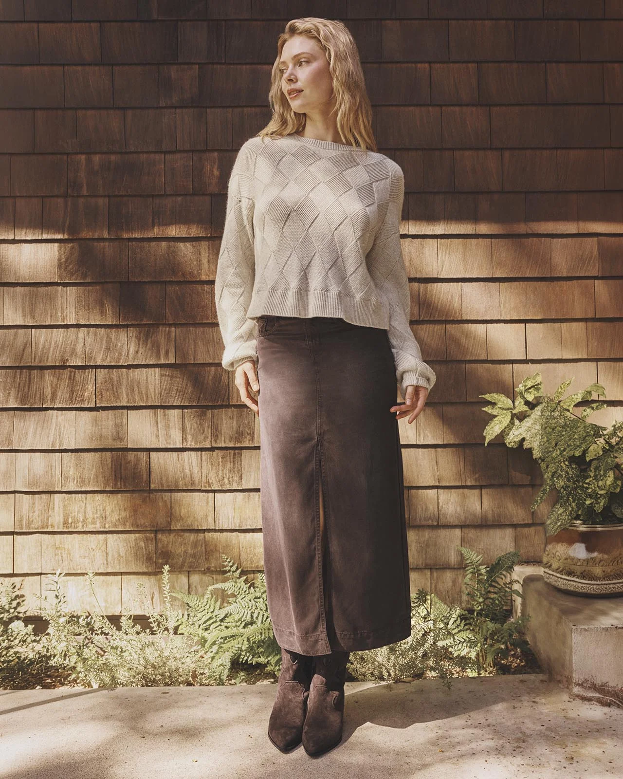 Ryder Suede Skirt - 1