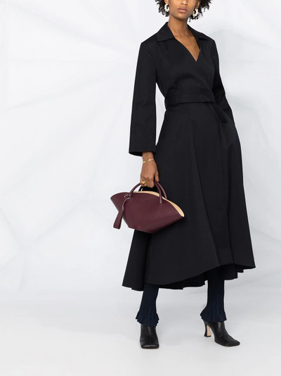 Jil Sander belted flared midi dress outlook