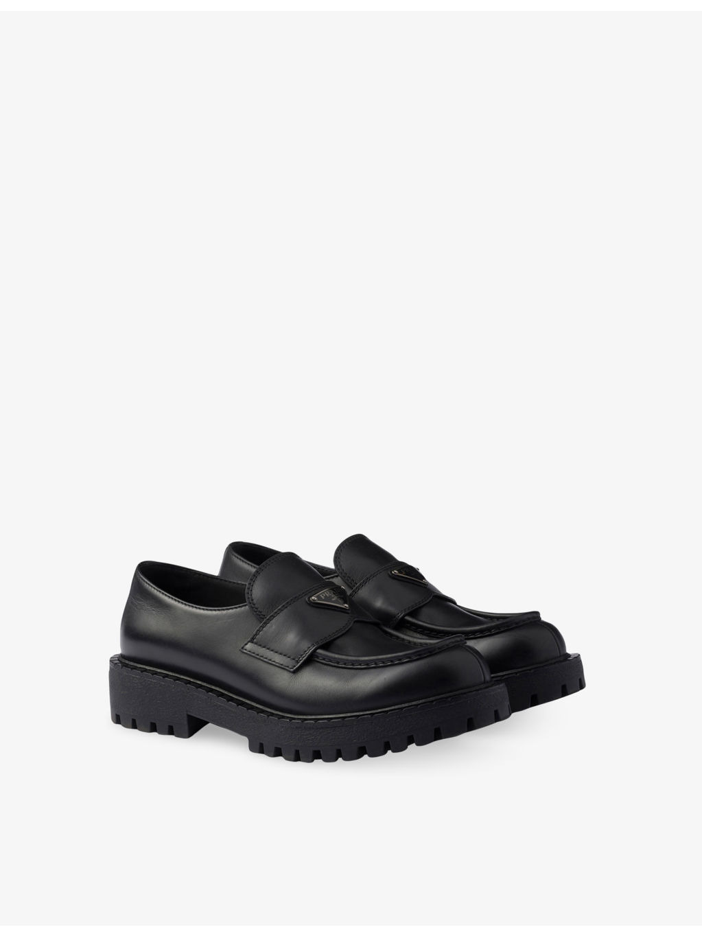 Logo-Embellished Leather Loafers - 4