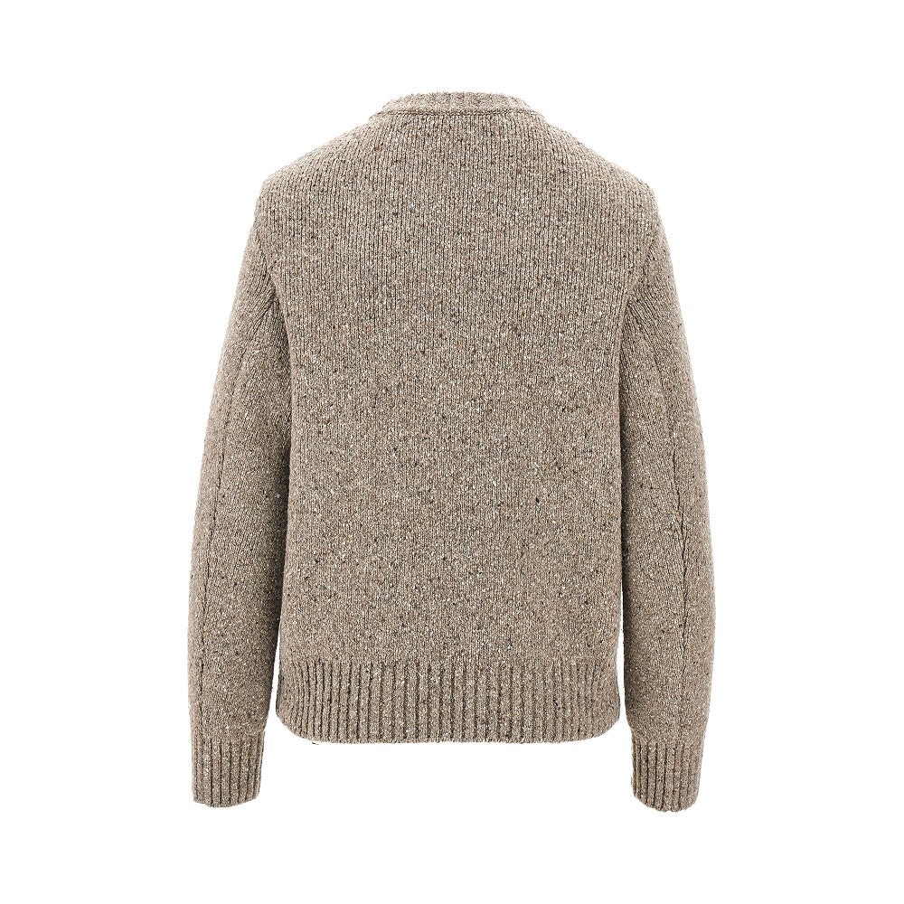 MOULINÉ WOOL-BLEND SWEATER - 3