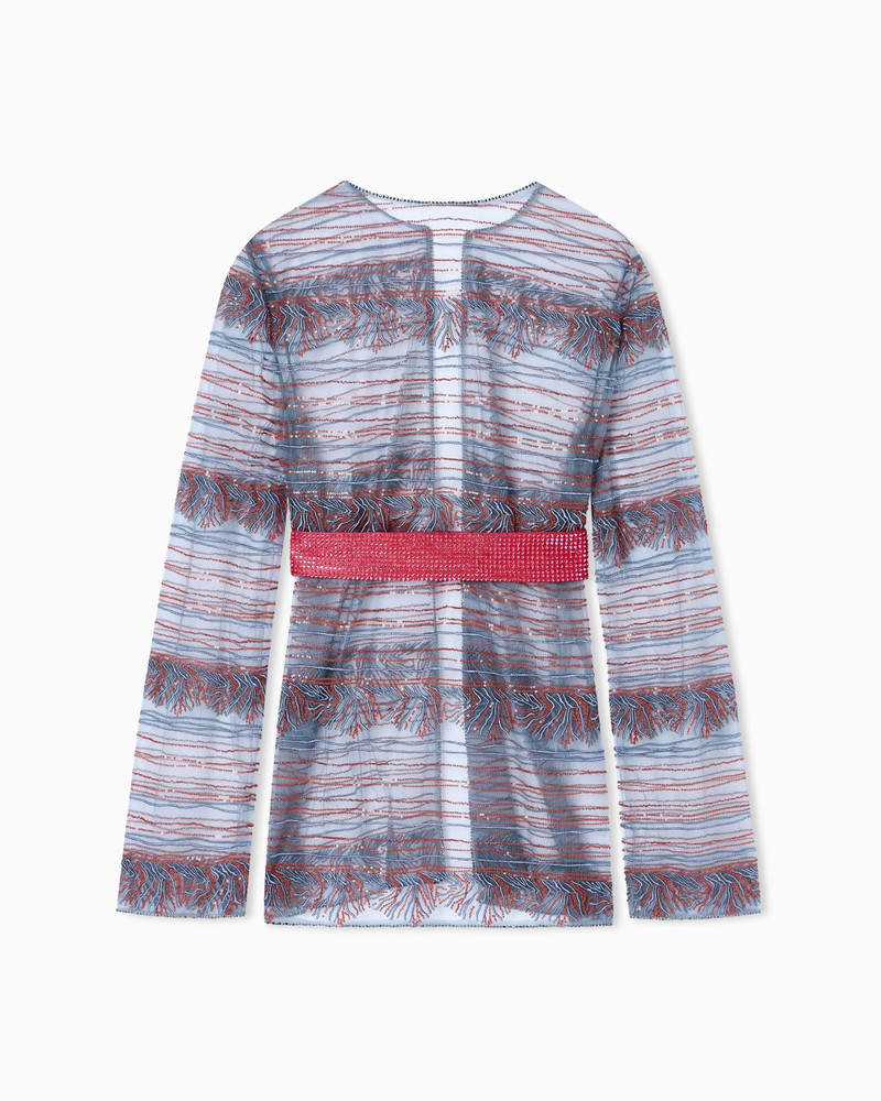 EMBROIDERED TULLE SHIRT JACKET 2