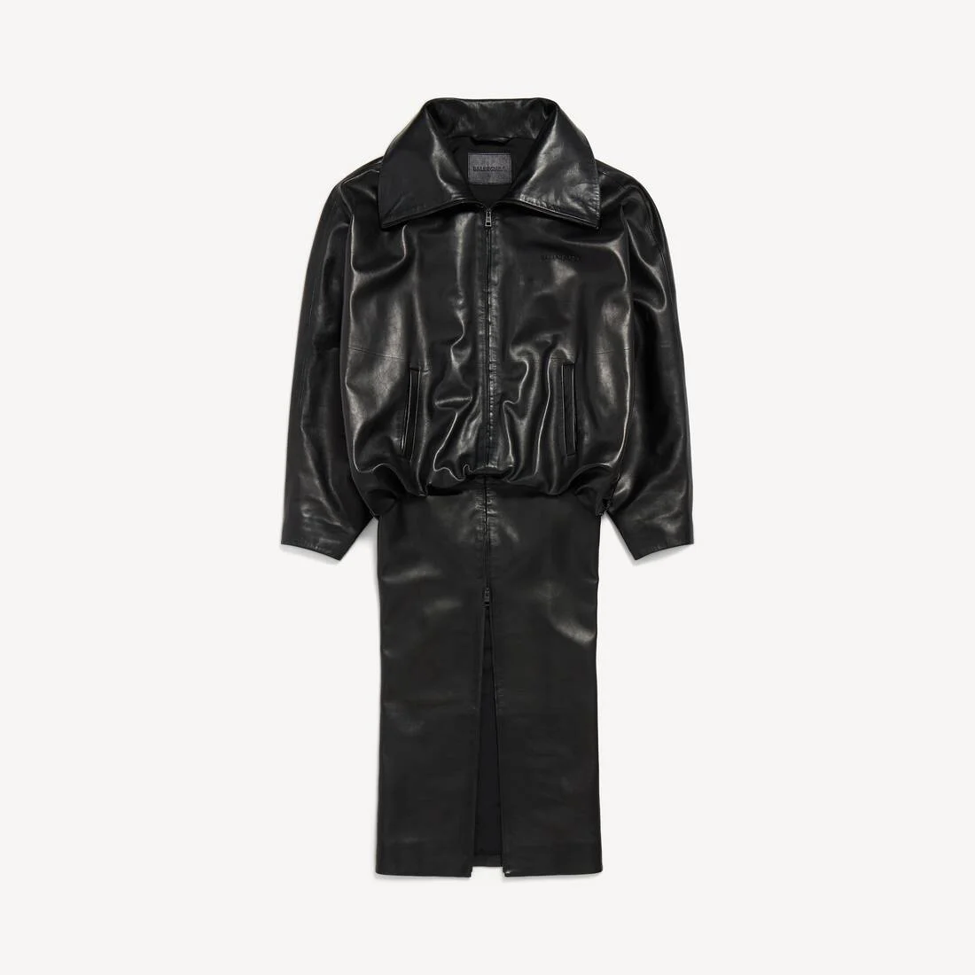 Women's Round Jacket in Black - 1