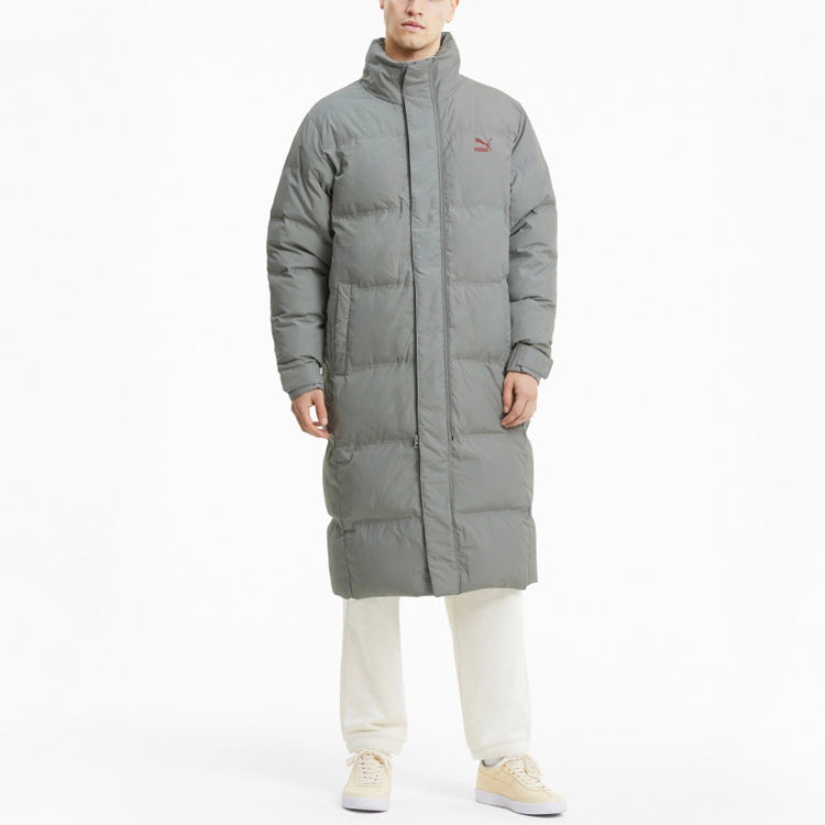 PUMA Layer Down Jacket 'Grey Orange' 598317-84 - 6