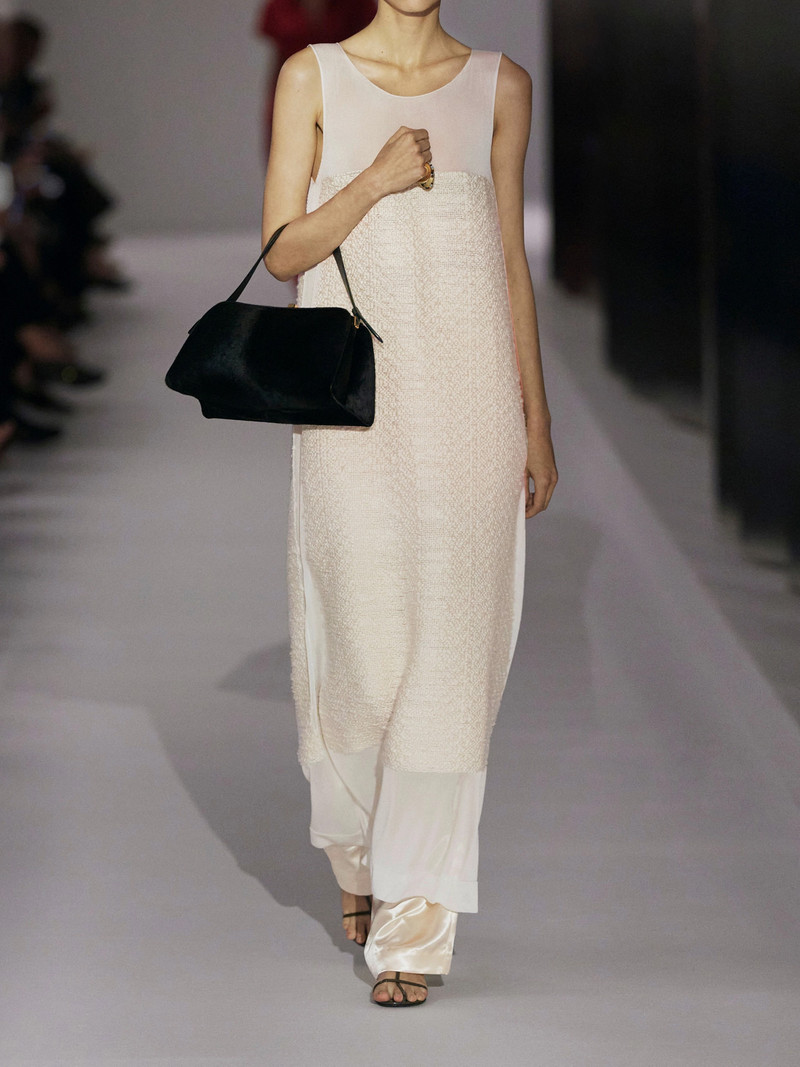 Miriele Tweed-paneled Knitted Maxi Dress 4