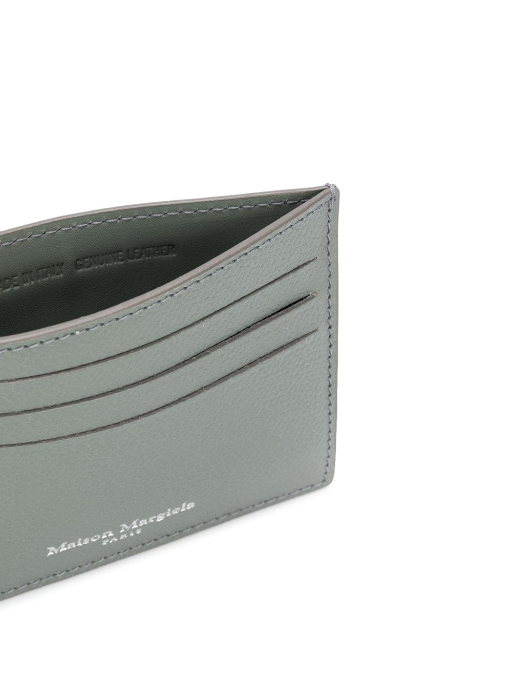 diagonal card slot logo print cardholder - 3