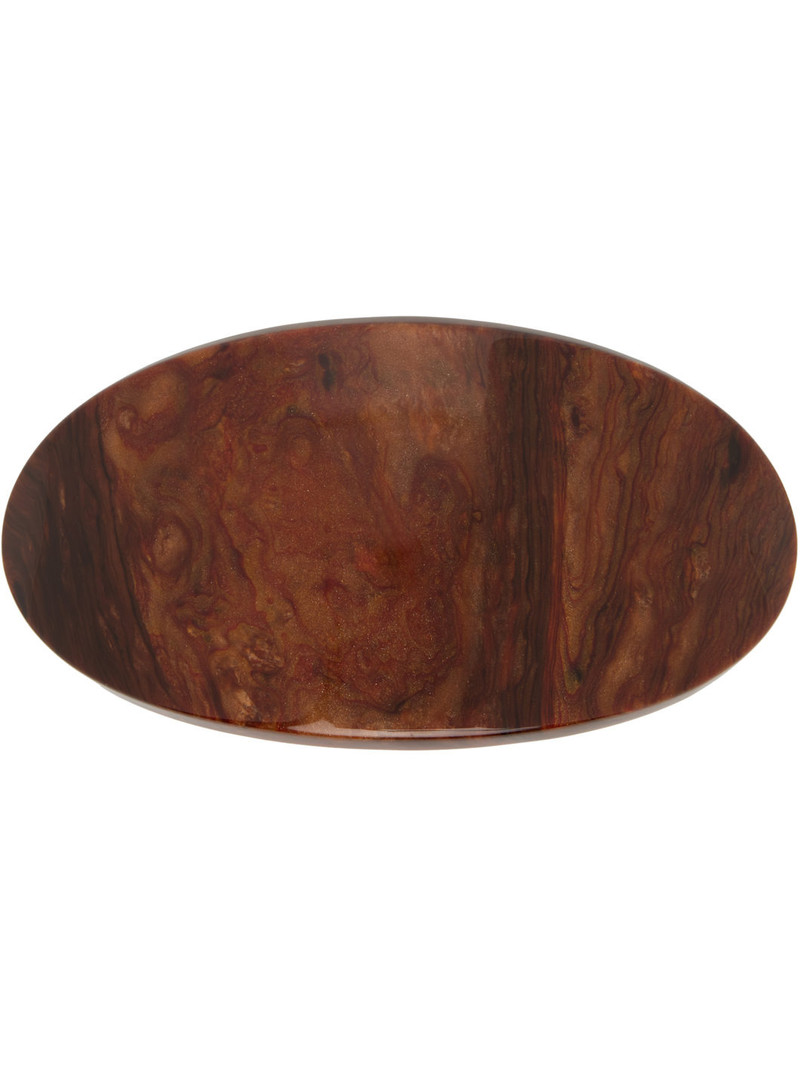 Brown Coupole Hair Clip 1