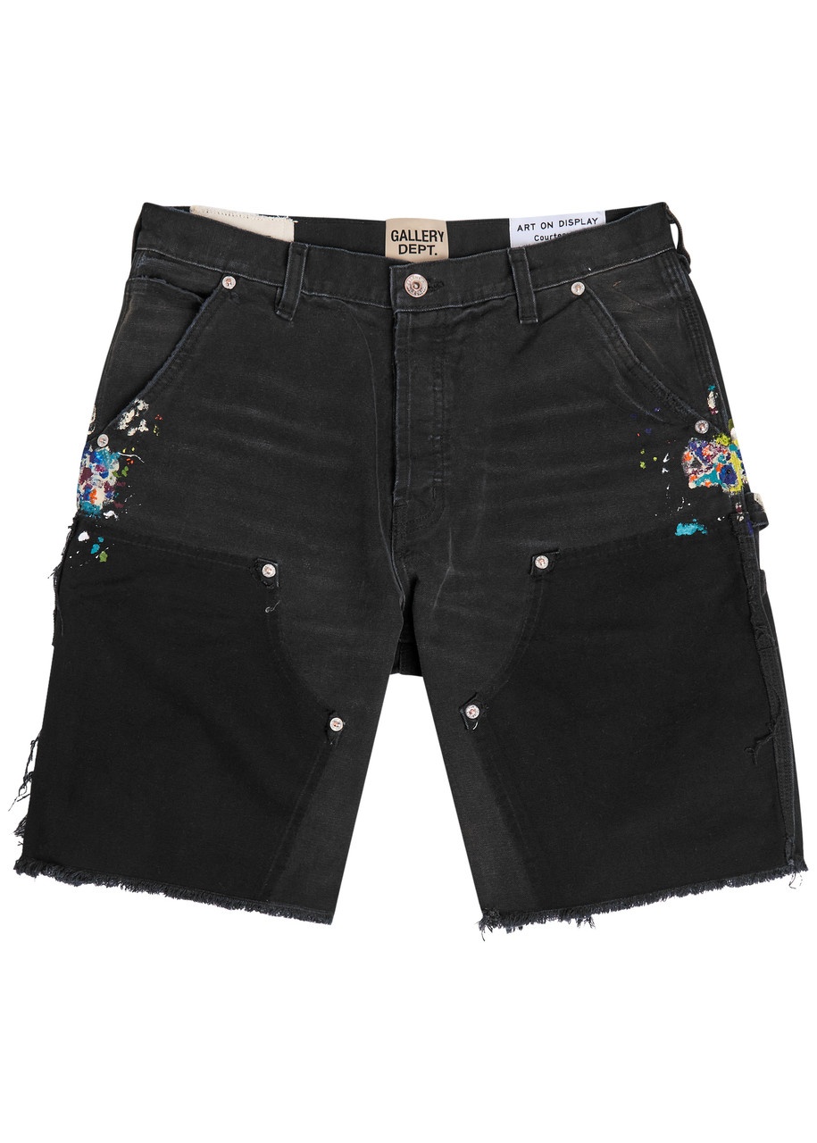 Gallery Dept. Carpenter Cut Off Canvas Shorts - 1