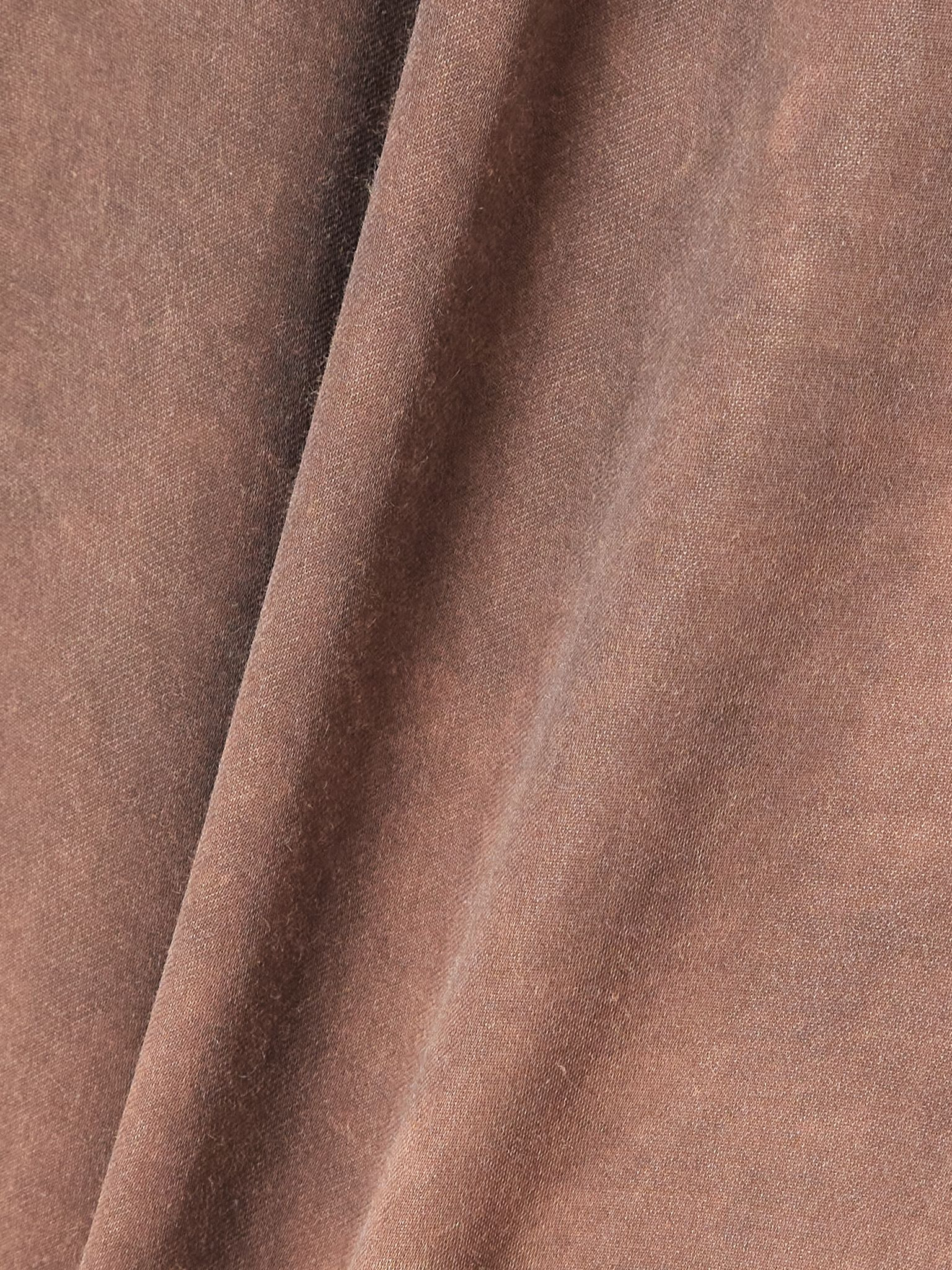 Eclipse pleated voile tapered pants Brown - 5