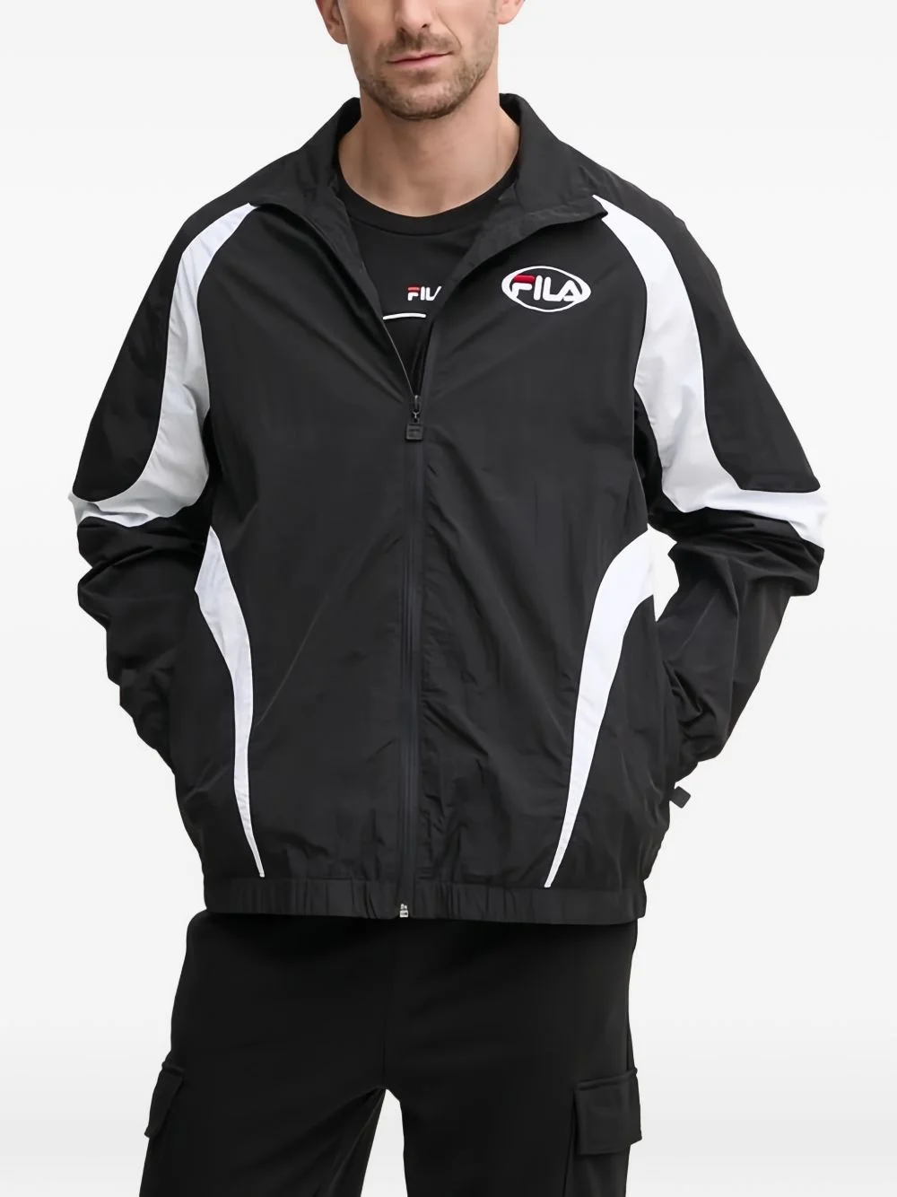 zip stripe jacket - 1