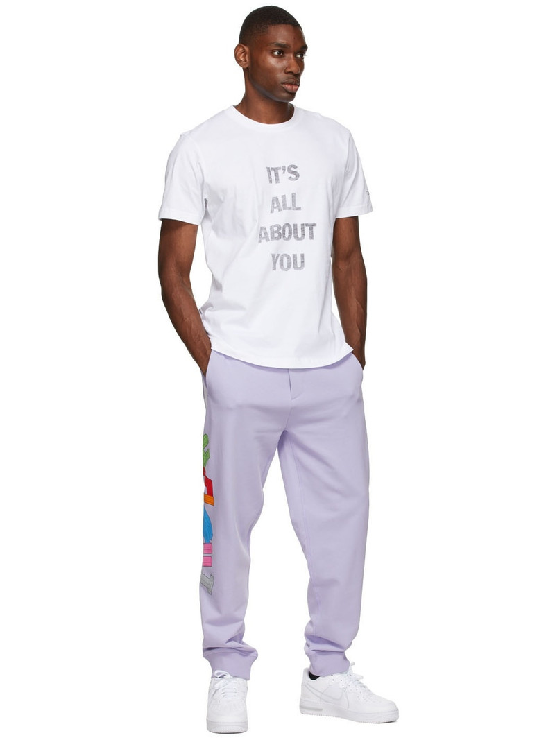 Purple 3D Jogger Lounge Pants 4