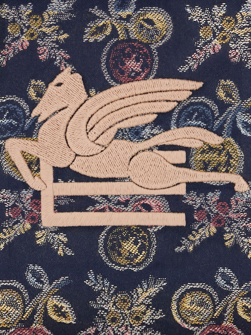 SMALL JACQUARD LOVE TROTTER BAG WITH MULTI-COLOURED APPLES 6