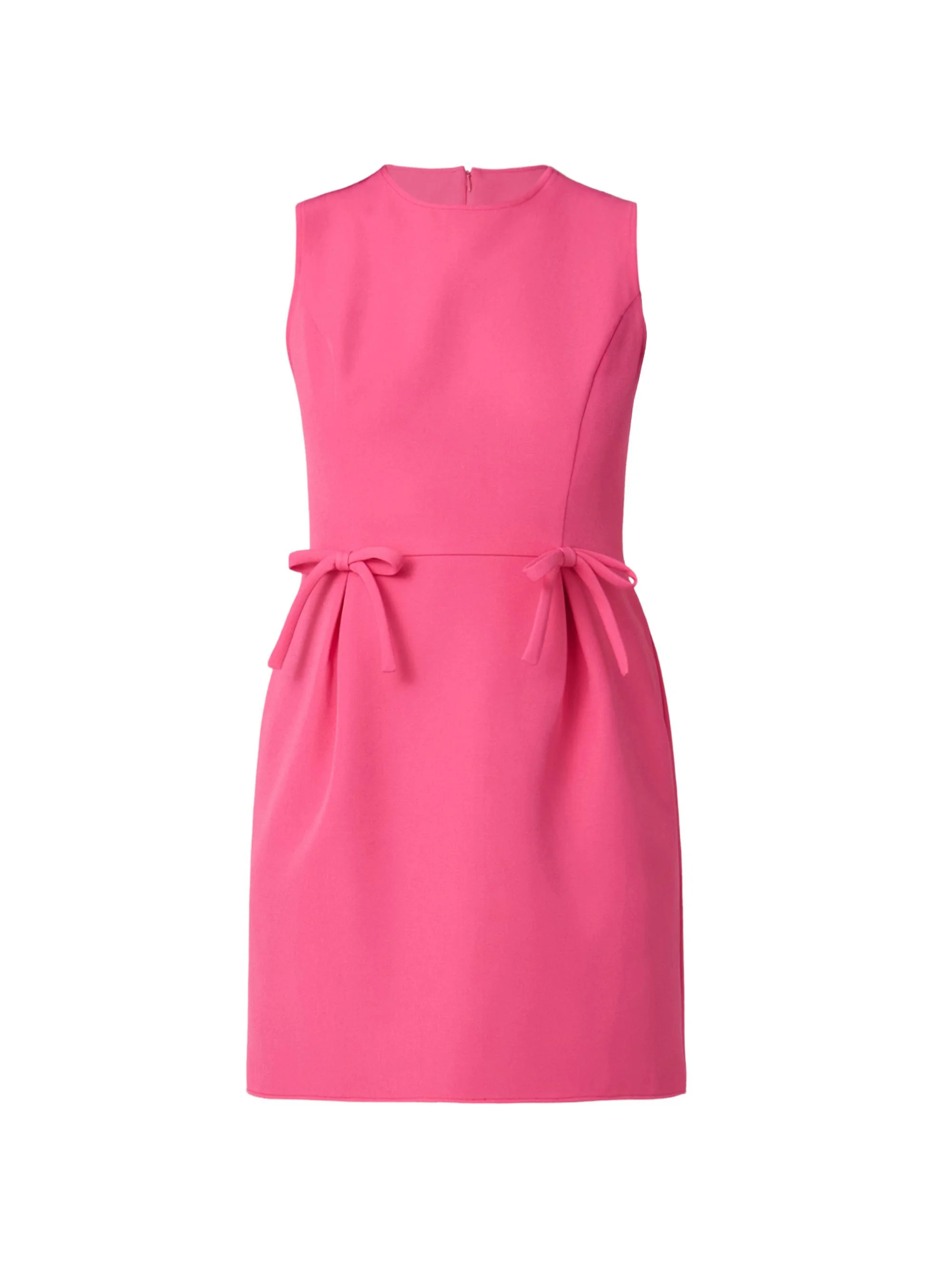 Women's London Crepe Bow Sleeveless Minidress - Rose - 1