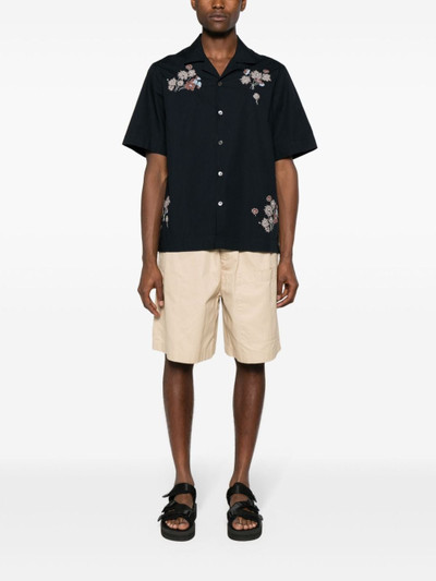 Paul Smith floral-embroided cotton shirt outlook