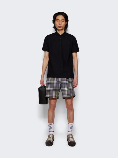 Burberry Check Drawcord Swim Shorts Storm Grey outlook