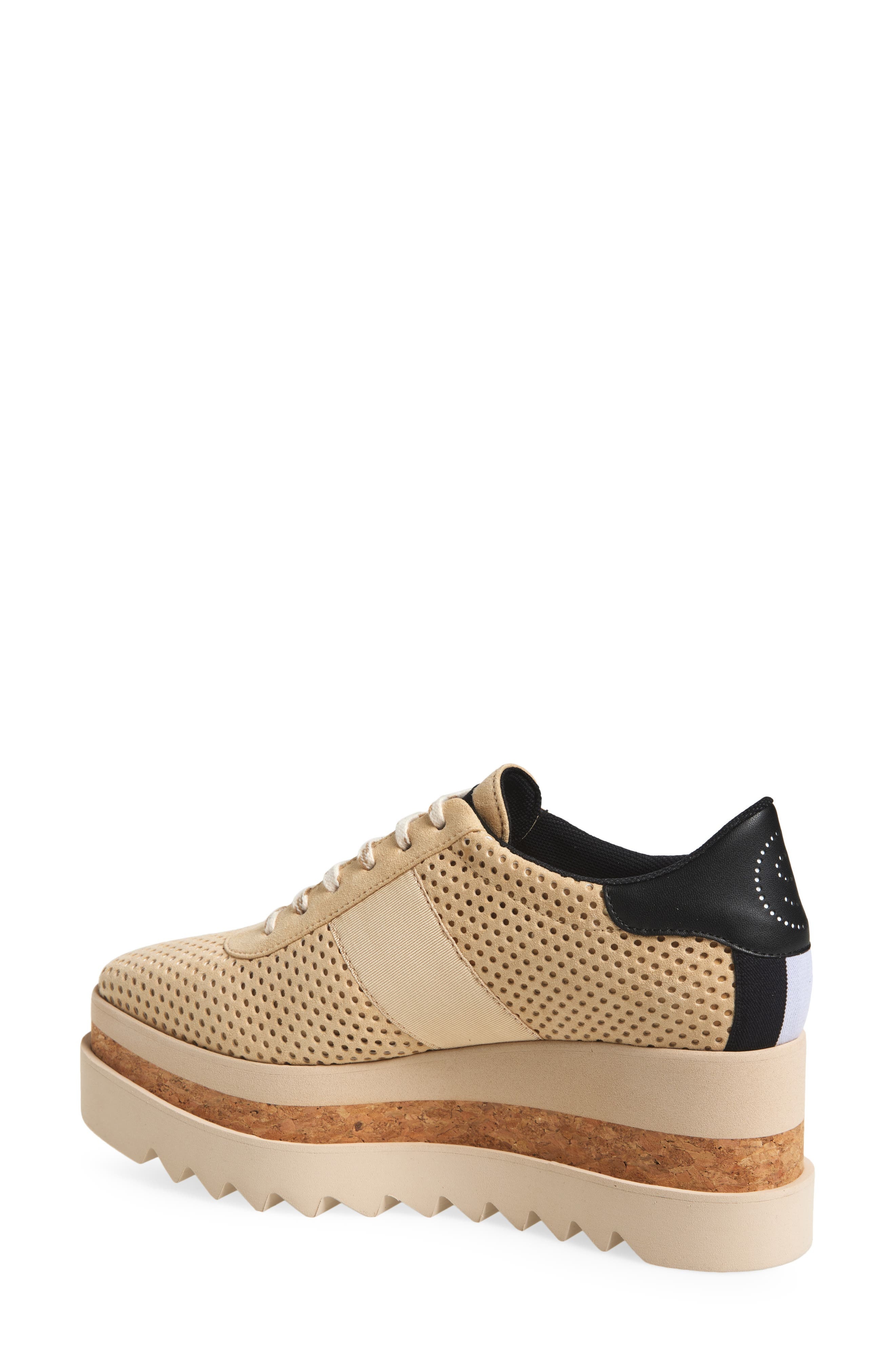 Stella McCartney Sneak-Elyse Platform Wedge Sneaker in Dust at Nordstrom - 2