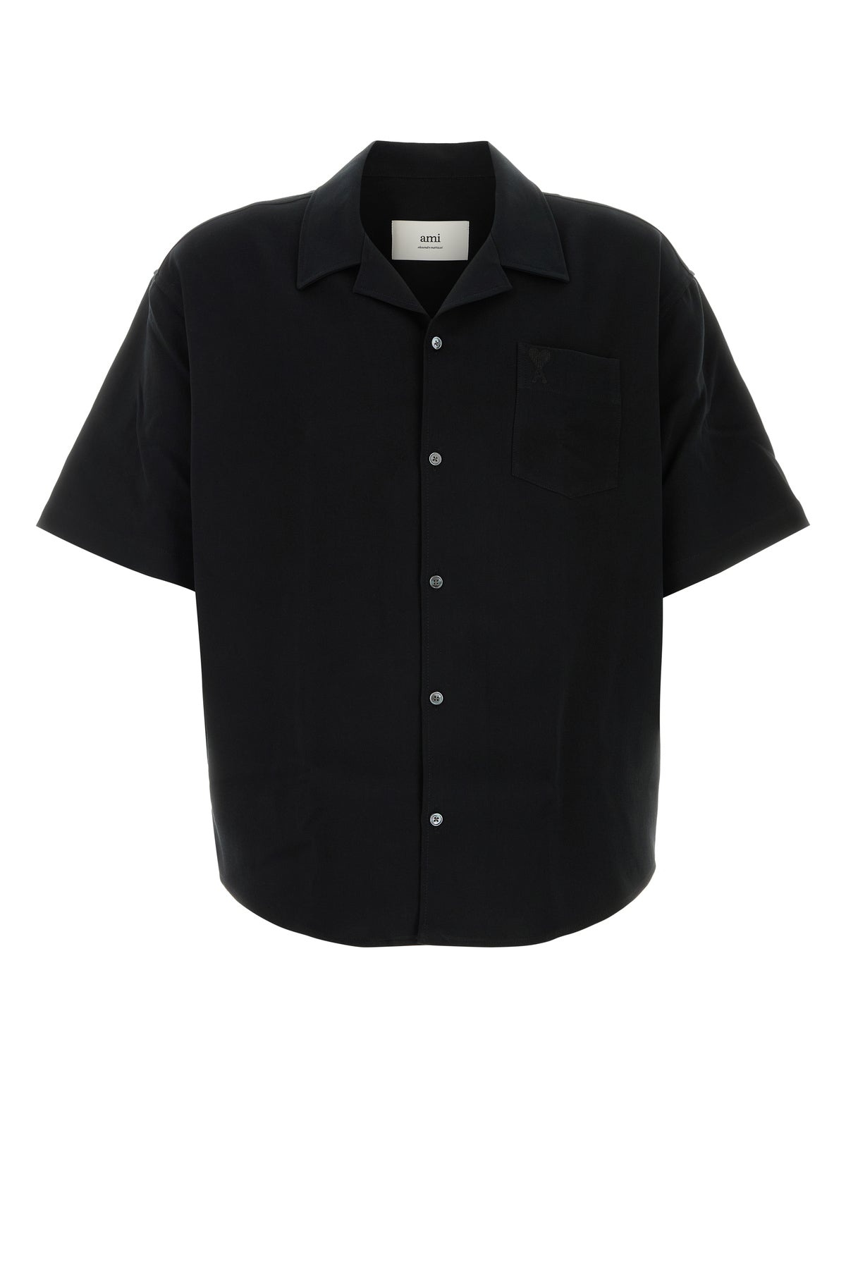 Black cotton shirt - 1