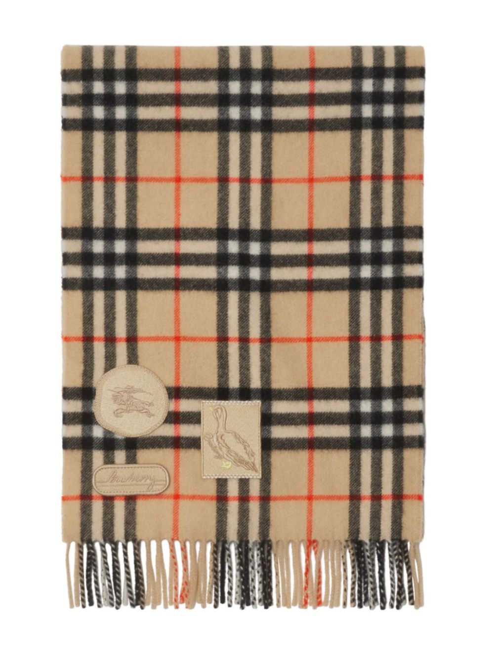 Badge Vintage Check scarf - 3